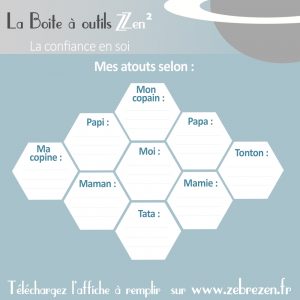 Mini coaching pour enfants - confiance en soi - La boite à outils de Zèbre Zen à Bordeaux Martignas Gironde