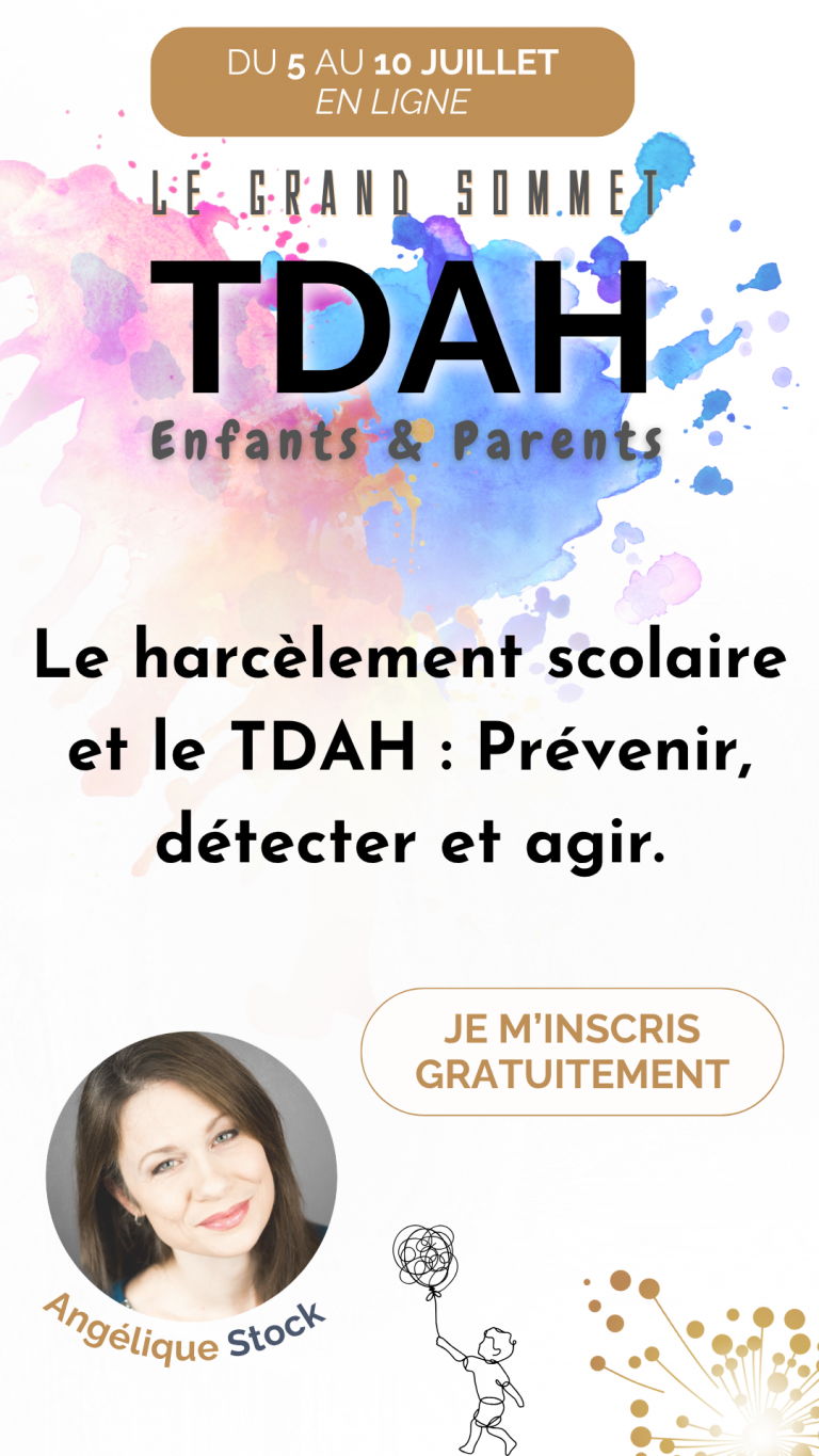 TDAH et harcèlement scolaire - sommet du TDAH